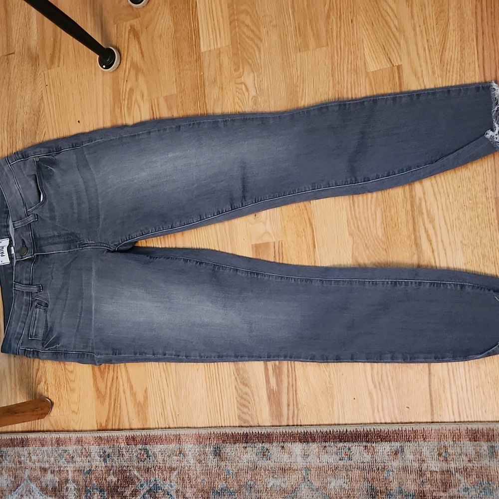 PAIGE Ladies Verdugo Ankle Denim Jean in Black Wash 30